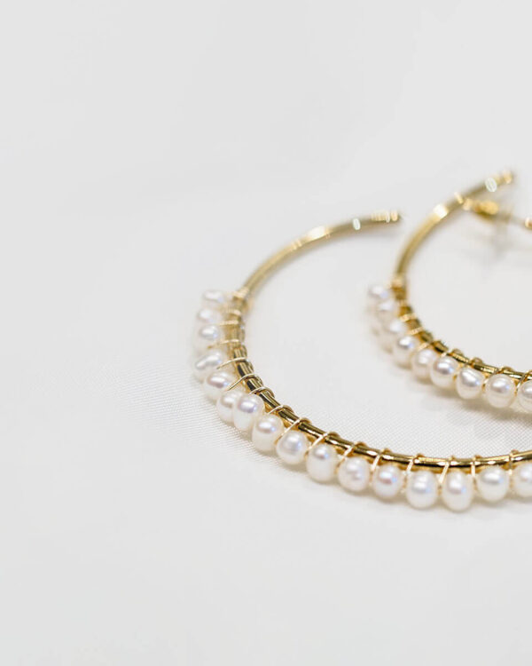 9ct Yellow Gold Faceted Flexible Cuff Bangle - Image 2