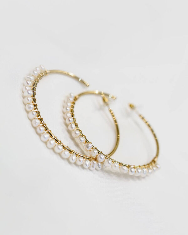 9ct Yellow Gold Faceted Flexible Cuff Bangle - Image 3