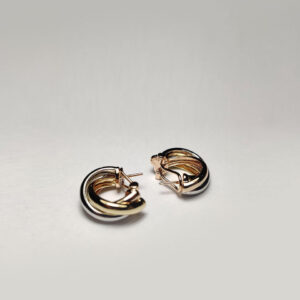 9ct Yellow Gold 15mm Hoop Earrings