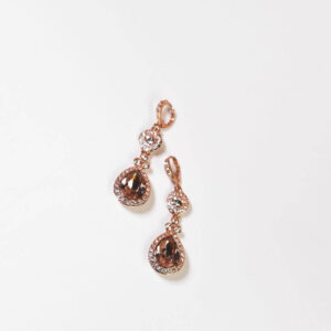 9ct Yellow Gold Sapphire Drop Earrings
