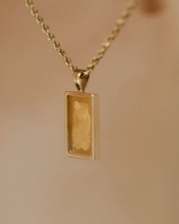 9ct Yellow Gold Solid 20" Dainty Curb Chain Cubic Zirconia