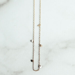 18ct Gold Plated Droplet Chain