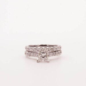 9ct Yellow Gold Cubic Zirconia Diamond Eternity Ring